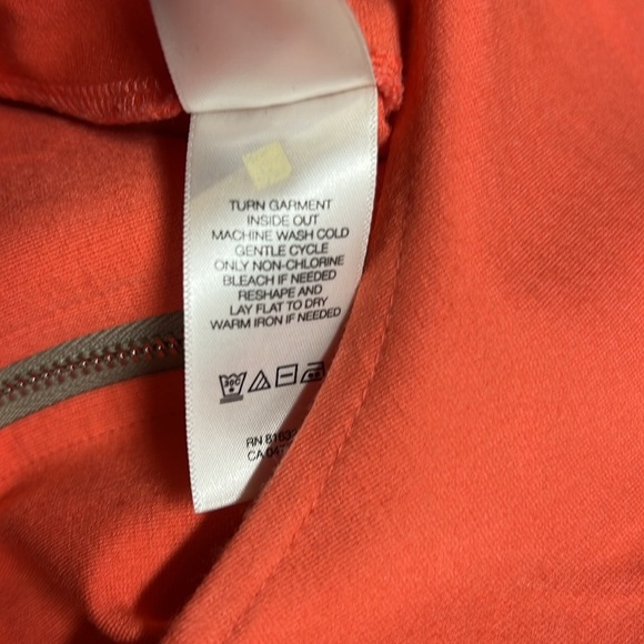 KENNETH COLE Orange ruched waist sheath dress size 6. - Picture 11 of 15